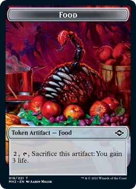 Image for Food (018) // Crab Double-Sided Token (18 // 2) (Modern Horizons 2) (MH2) - Magic: The Gathering