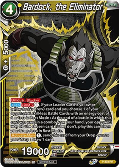 P-334  - Bardock, the Eliminator (Championship Pack 2021 Vol.2)