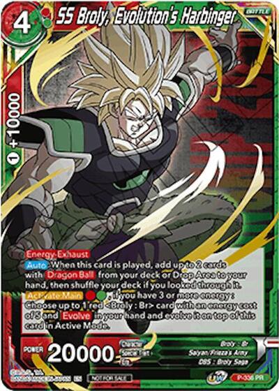 P-336  - SS Broly, Evolution's Harbinger (Championship Pack 2021 Vol.2)