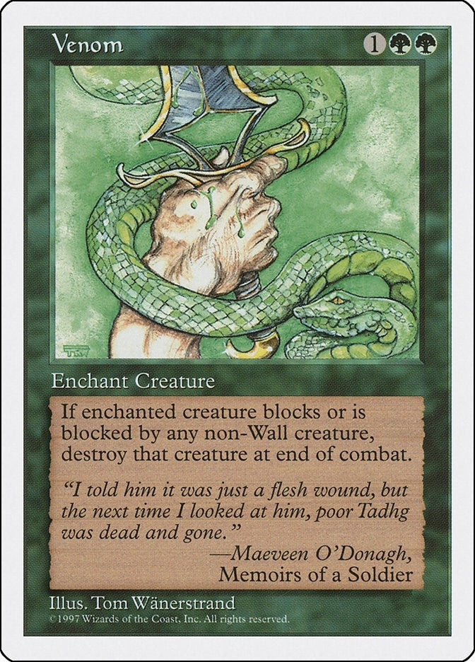 Image for Venom (Fifth Edition) (5ED) - Magic: The Gathering