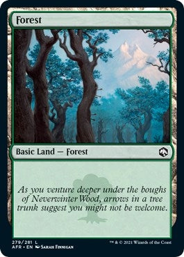 Image for Forest (279) (279) (AFR) - Magic: The Gathering