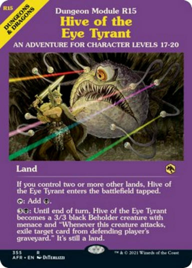 Image for Hive of the Eye Tyrant (Dungeon Module) (355) (AFR) - Magic: The Gathering
