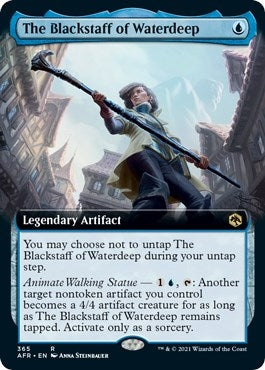 Image for The Blackstaff of Waterdeep (Extended Art) (365) (AFR) - Magic: The Gathering