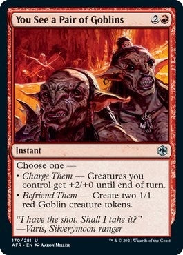 Image for You See a Pair of Goblins (170) (AFR) - Magic: The Gathering