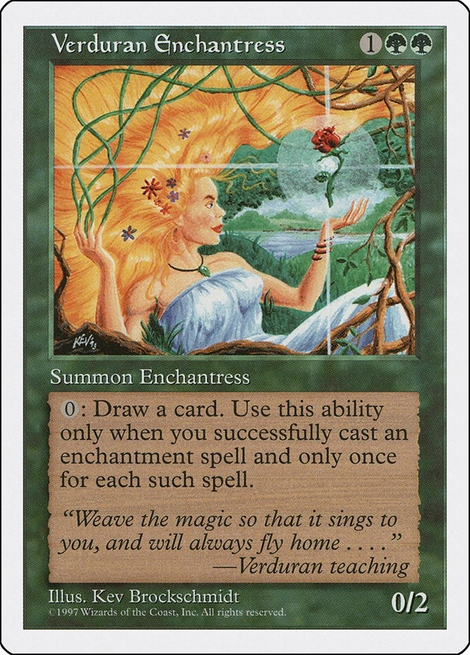 Image for Verduran Enchantress (Fifth Edition) (5ED) - Magic: The Gathering