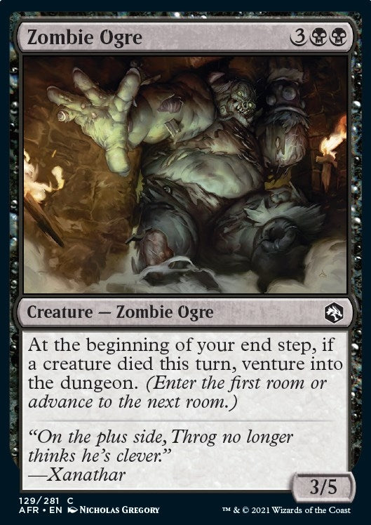 Image for Zombie Ogre (129) (AFR) - Magic: The Gathering