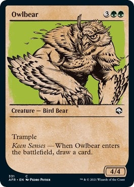Image for Owlbear (Showcase) (331) (AFR) - Magic: The Gathering