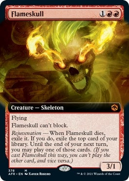 Image for Flameskull (Extended Art) (378) (AFR) - Magic: The Gathering