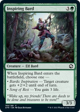 Image for Inspiring Bard (189) (AFR) - Magic: The Gathering