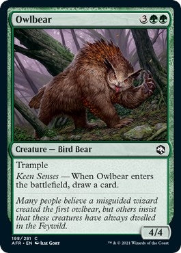 Image for Owlbear (198) (AFR) - Magic: The Gathering