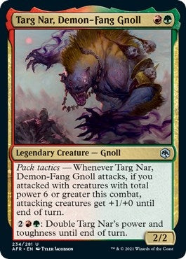 Image for Targ Nar, Demon-Fang Gnoll (234) (AFR) - Magic: The Gathering