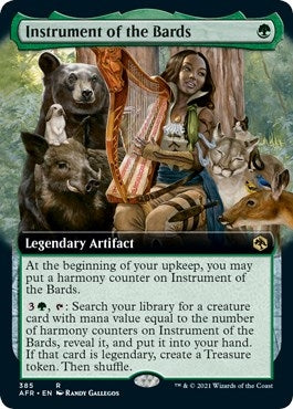 Image for Instrument of the Bards (Extended Art) (385) (AFR) - Magic: The Gathering
