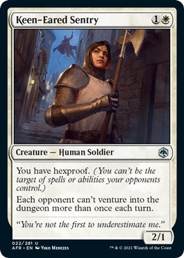 Image for Keen-Eared Sentry (22) (AFR) - Magic: The Gathering
