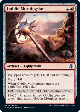 Image for Goblin Morningstar (145) (Adventures in the Forgotten Realms) (AFR) - Magic: The Gathering