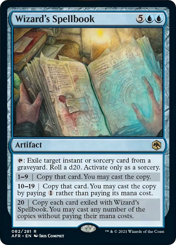 Image for Wizard's Spellbook (82) (Adventures in the Forgotten Realms) (AFR) - Magic: The Gathering