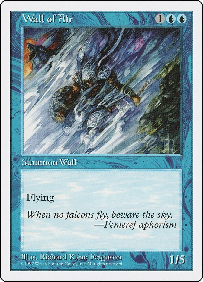 Image for Wall of Air (Fifth Edition) (5ED) - Magic: The Gathering