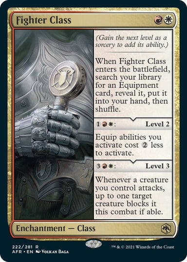 Image for Fighter Class (222) (AFR) - Magic: The Gathering