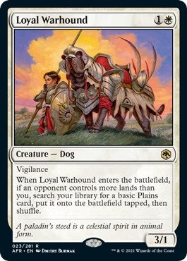 Image for Loyal Warhound (23) (AFR) - Magic: The Gathering