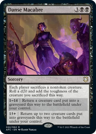 Image for Danse Macabre (22) (AFC) - Magic: The Gathering