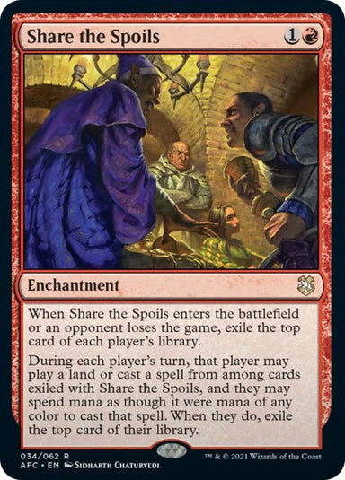 Image for Share the Spoils (34) (AFC) - Magic: The Gathering