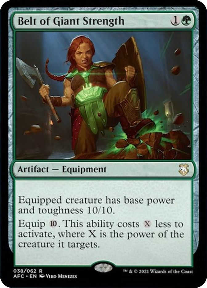 Image for Belt of Giant Strength (38) (Commander: Adventures in the Forgotten Realms) (AFC) - Magic: The Gathering