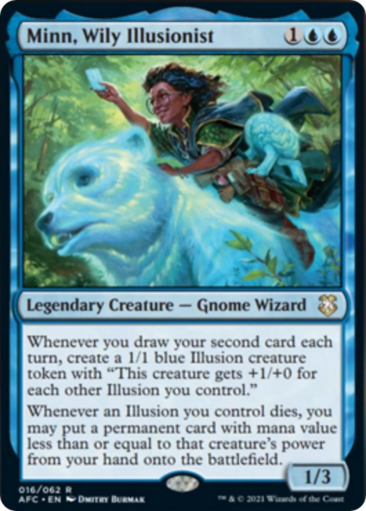 Image for Minn, Wily Illusionist (16) (AFC) - Magic: The Gathering