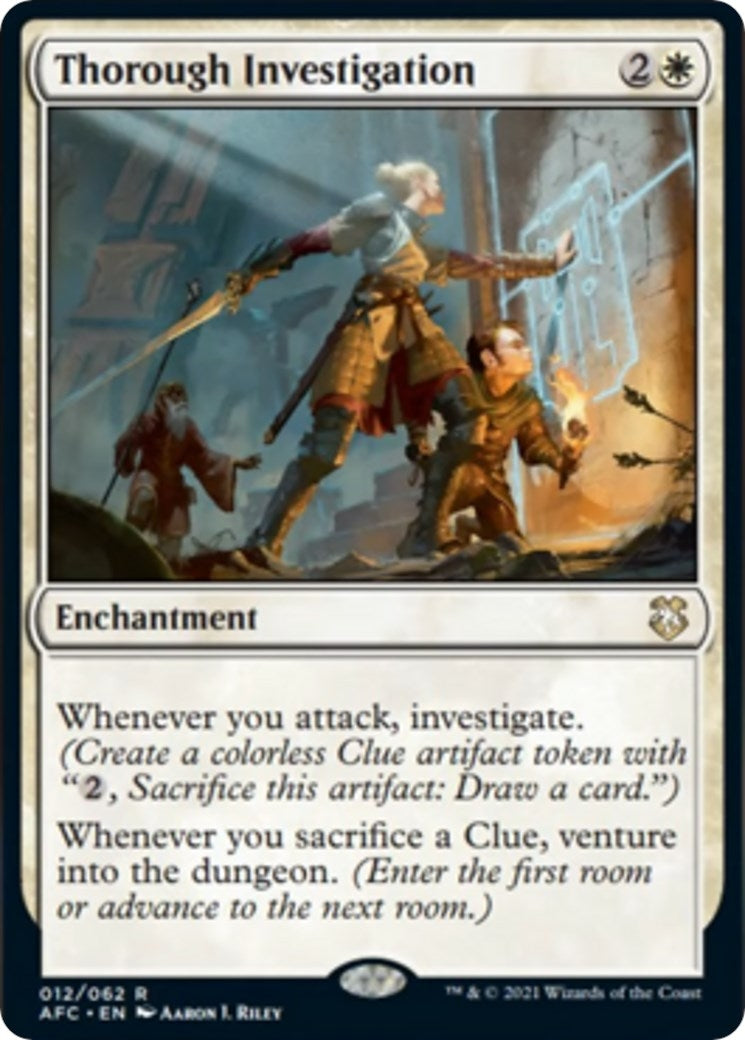 Image for Thorough Investigation (12) (AFC) - Magic: The Gathering