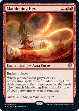 Image for Maddening Hex (32) (AFC) - Magic: The Gathering
