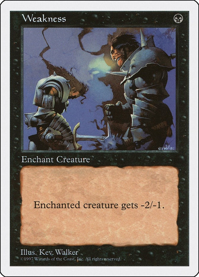 Image for Weakness (Fifth Edition) (5ED) - Magic: The Gathering