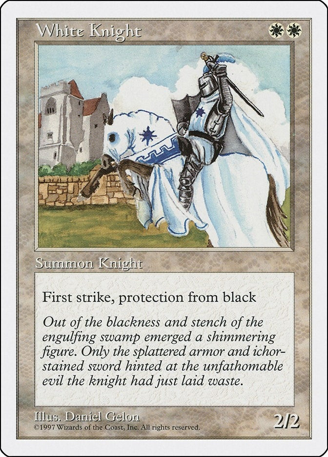 Image for White Knight (Fifth Edition) (5ED) - Magic: The Gathering