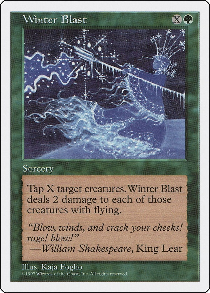 Image for Winter Blast (Fifth Edition) (5ED) - Magic: The Gathering