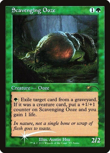 Image for Scavenging Ooze (Retro Frame) (5) (WPN & Gateway Promos) - Magic: The Gathering