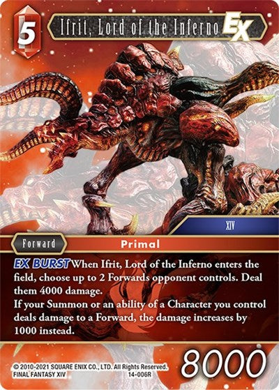 Ifrit, Lord of the Inferno EX - 14-006