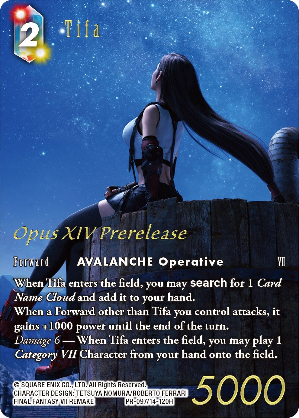 Image for Tifa (Prerelease Promo) (PR-097/14-120H) (FF: Promo Cards) (PR) - Final Fantasy TCG