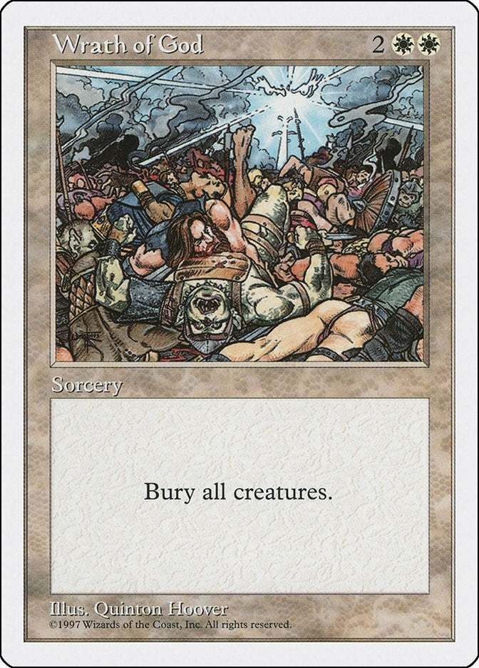 Image for Wrath of God (Fifth Edition) (5ED) - Magic: The Gathering