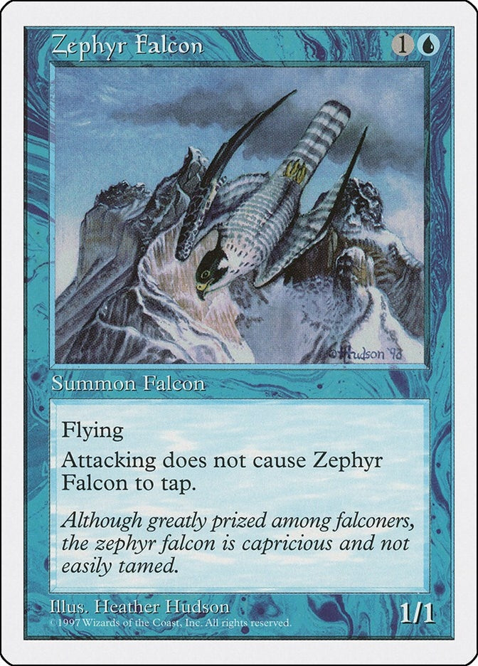 Image for Zephyr Falcon (Fifth Edition) (5ED) - Magic: The Gathering
