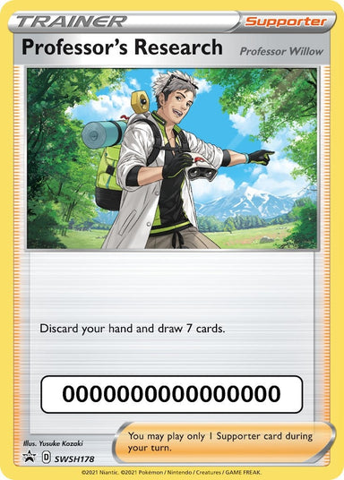 Image for Professor's Research - SWSH178 (with Pokemon Go Code) (SWSH178) (SWSH: Sword & Shield Promo Cards) - Pokemon