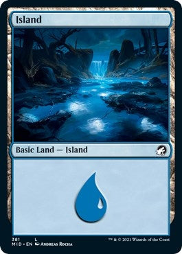 Image for Island (381) (381) (MID) - Magic: The Gathering