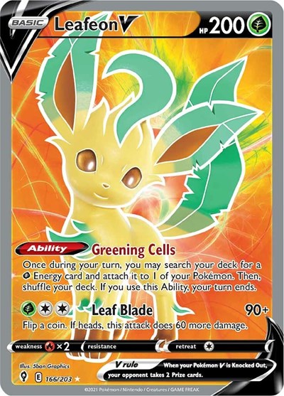 Leafeon V (Full Art) - 166/203