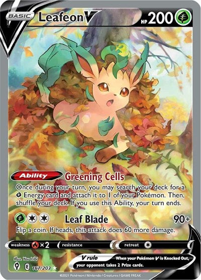 Leafeon V (Alternate Full Art) - 167/203