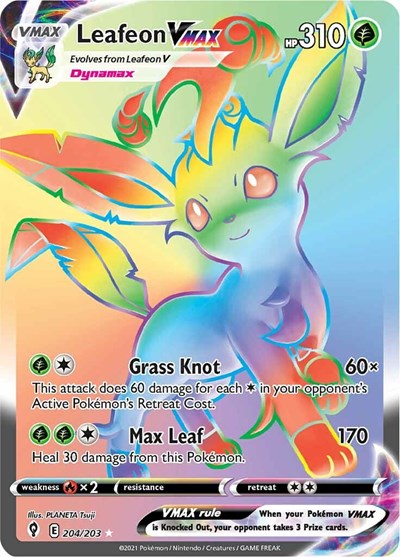 Leafeon VMAX (Secret) - 204/203