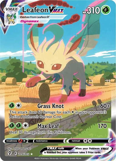 Leafeon VMAX (Alternate Art Secret) - 205/203