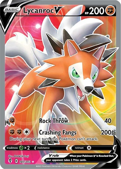 Lycanroc V (Full Art) - 187/203