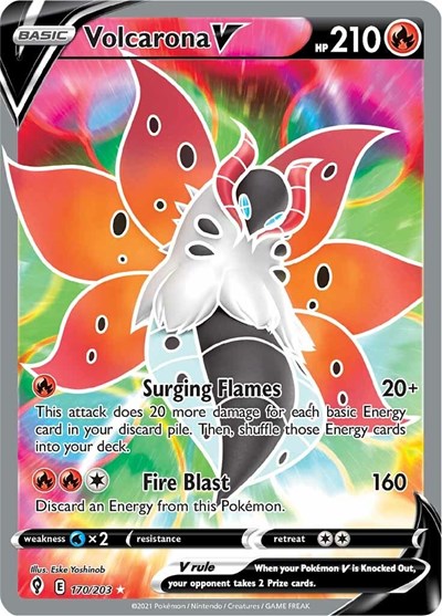 Volcarona V (Full Art) - 170/203