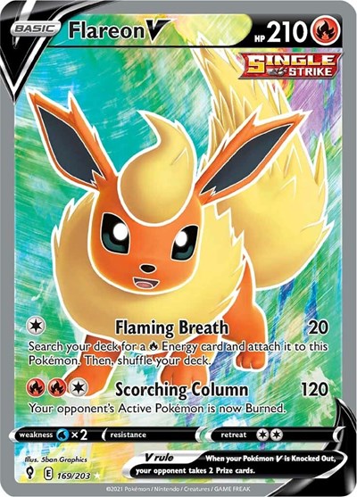 Flareon V (Full Art) - 169/203