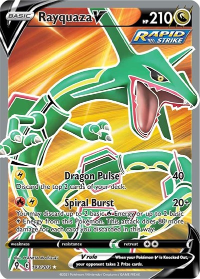 Rayquaza V (Full Art) - 193/203