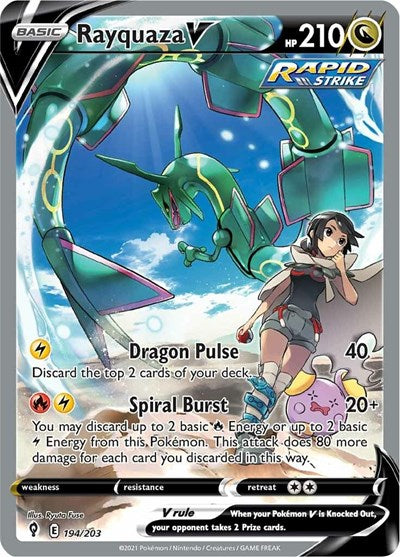 Rayquaza V (Alternate Full Art) - 194/203