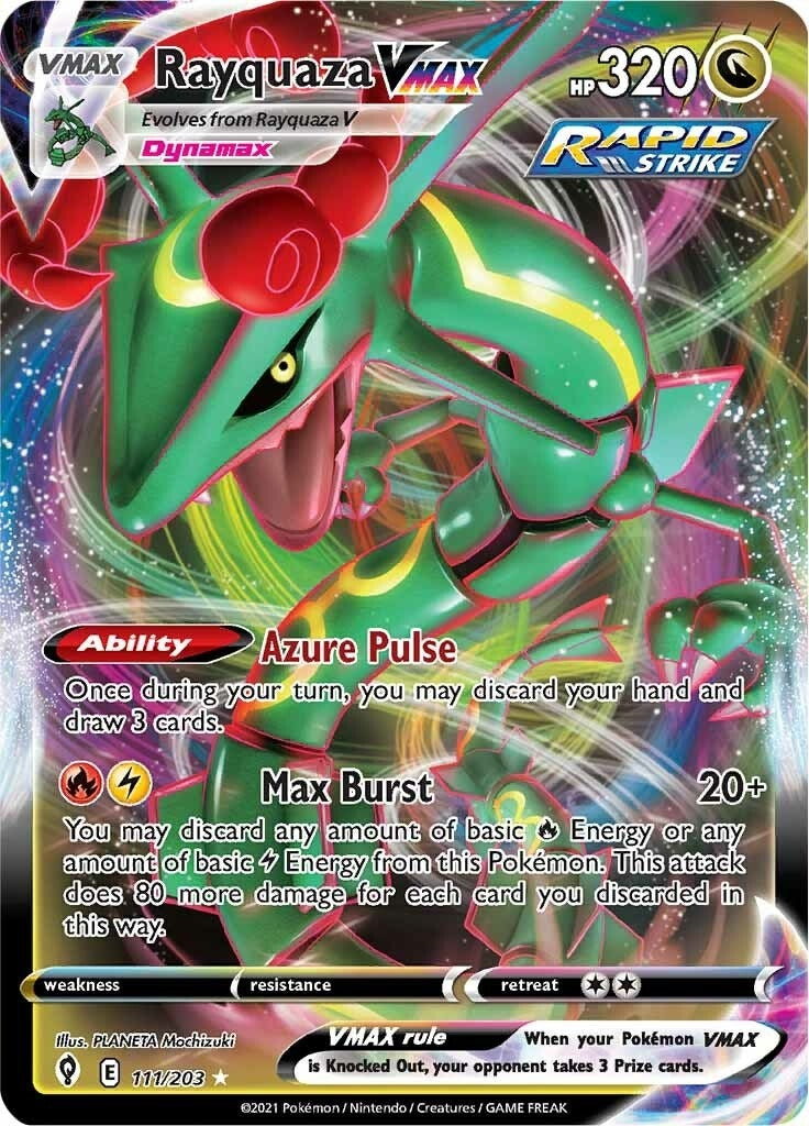 Image for Rayquaza VMAX (111/203) (SWSH07) - Pokemon