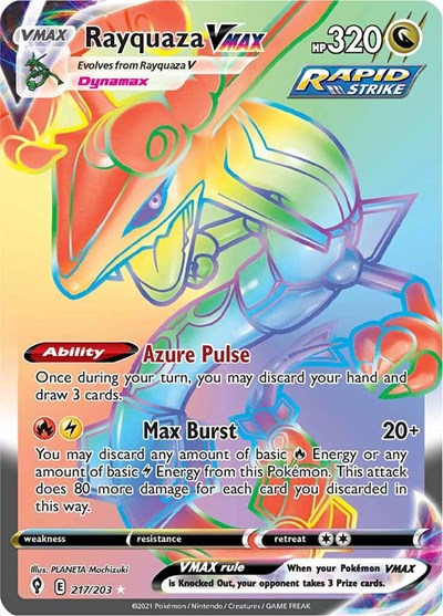 Rayquaza VMAX (Secret) - 217/203