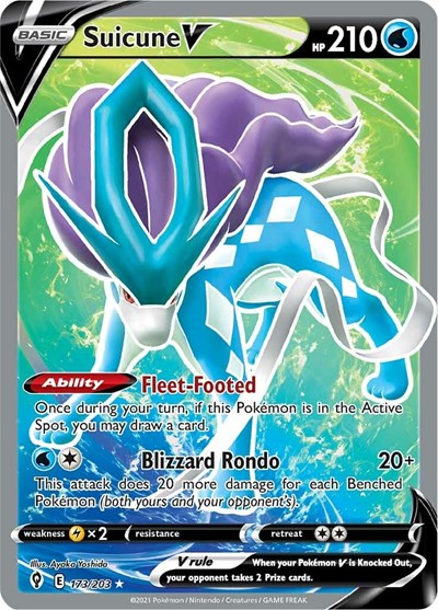 Suicune V (Full Art) - 173/203